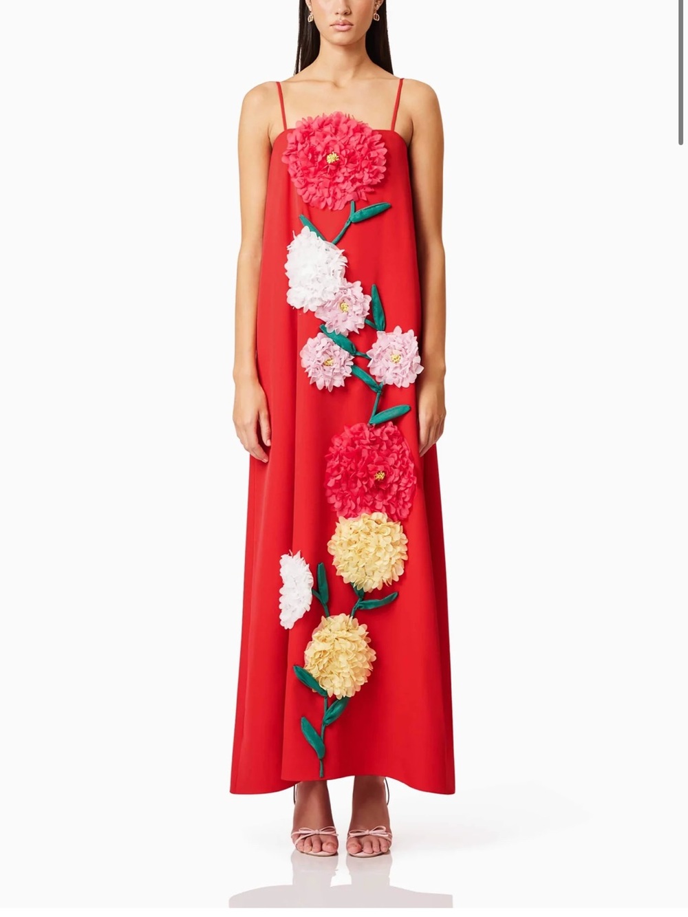 Elliatt - Buttercup - Red Maxi Dress - Size M